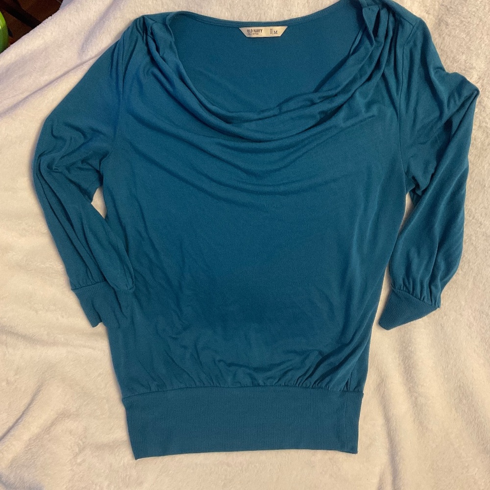 Cowl neck Pullover Top
